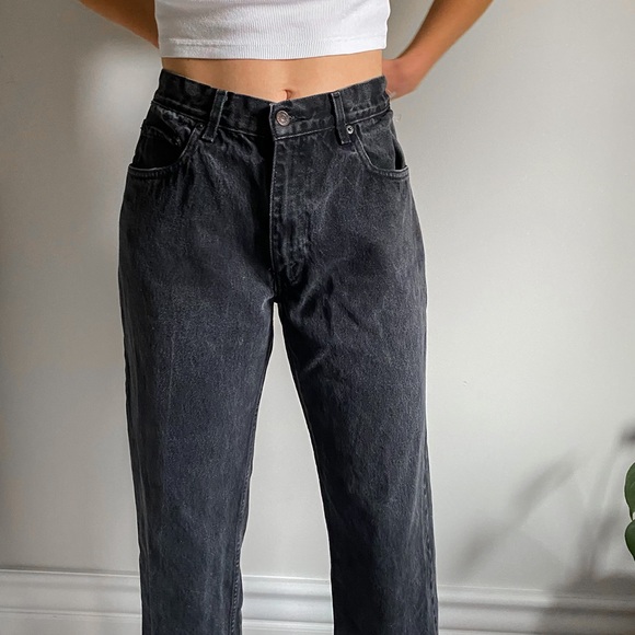 Levi’s Strauss vintage black relaxed jeans. Size 34/30 - Picture 1 of 9